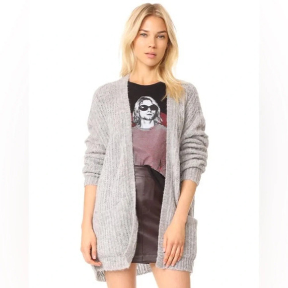 Free People Weekend Gateaway Alpaca Knit Cardigan - Picture 1 of 11